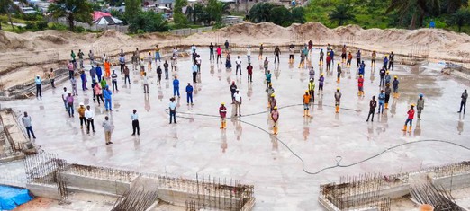 Foundation Laid for House of Worship in DRC as Kenya Temple Nears Completion